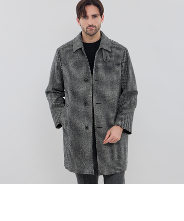 【ROSLEY SL】【HEAT TWEED】ヒートツイードステンカラーコート