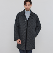 【WATSON LONG】ウールサキソニーキルティングアウター