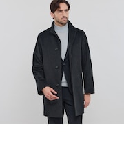 【DUNFORD STAND COLLAR】ウールカシミヤビーバースタンドカラーコート