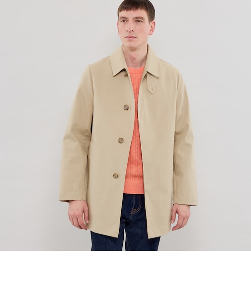 【DUNFORD SHORT】コットンボンディングステンカラーコート