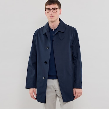 【DUNFORD SHORT】コットンボンディングステンカラーコート