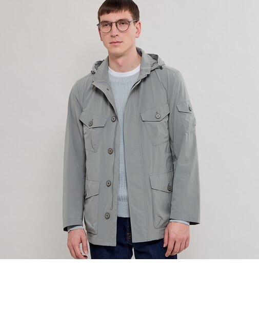 【BERWICK】【FEATHER-TECH PAC】【FLEX NYLON】ストレッチナイロンミリタリーブルゾン