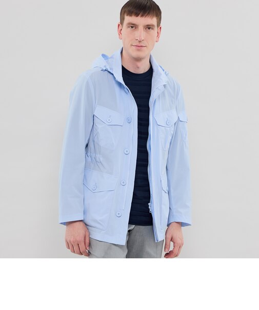 【BERWICK】【FEATHER-TECH PAC】【FLEX NYLON】ストレッチナイロンミリタリーブルゾン