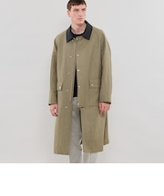 【DORMEUIL/ドーメル】ウールリネンハンティングコート