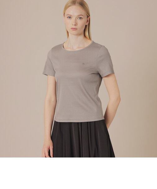 【eclat5月号掲載】シャインリブTシャツ