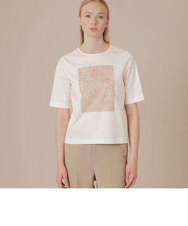 【BIBURY FLOWER】カラーバイブリーコットンTシャツ