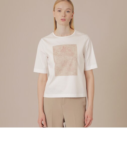 【BIBURY FLOWER】カラーバイブリーコットンTシャツ