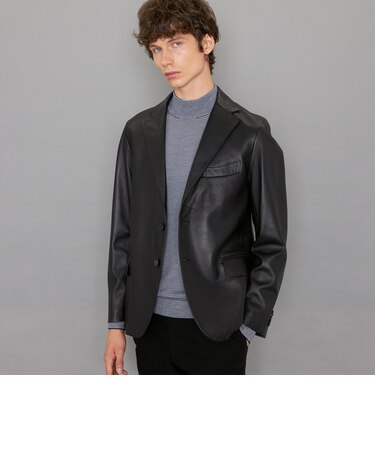 【Weatherproofed Leather】シングルジャケット