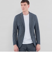 【WEB・一部店舗限定】【FLEX JERSEY】デニムジーセットアップジャケット