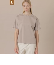 【婦人画報4月号掲載】【L】【The Essential Collection】プレーティング天竺Tシャツ