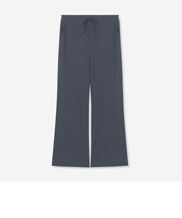 【Lesbury Easy Pants/レスベリー イージーパンツ】トリコットストレッチワイドストレートパンツ
