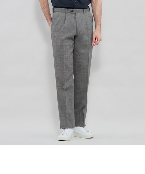 Adjustable Fit】ドビー1プリーツスラックス｜マッキントッシュ