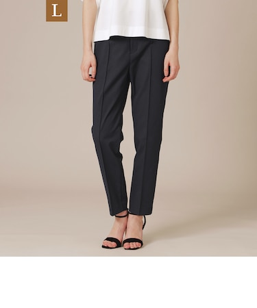 【WEB・一部店舗限定】【L】コットンリネンブレンドオックステーパードパンツ