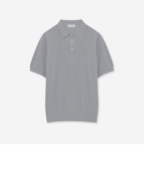 シルクコットンドレスニットPOLO