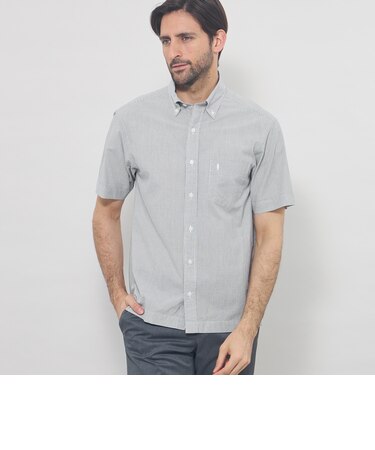 【WEB・一部店舗限定】シアサッカー半袖釦ダウンシャツ