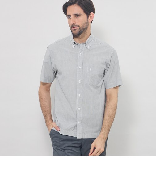 【WEB・一部店舗限定】シアサッカー半袖釦ダウンシャツ