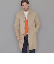 【WEB・一部店舗限定】【DUNFORD】スビンコットンポリエステルギャバジンステンカラーコート