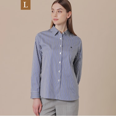 【L】【エクラ掲載】【The Essential Collection】スビンコットンブロードシャツ