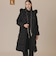 【L】【婦人画報掲載】【BLACK OF BLACKs】タスランタイプライターダウンコート