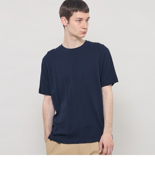 シャーリングジャカードTシャツ