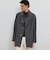 【LEON掲載】【100％ WOOL MADE DENIM】ステンカラーデニムコート