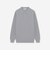 シルクコットンドレスニット長袖ポロシャツ