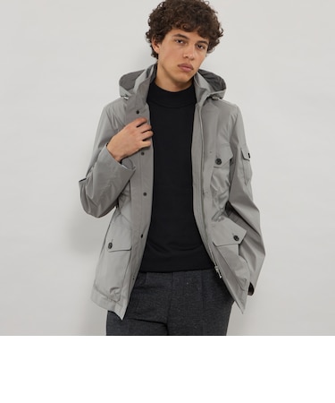 【WEB・一部店舗限定】【BERWICK】ナイロントリコット3レイヤーブルゾン