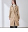 【WEB・一部店舗限定】【FALKIRK LONG/ファルカークロング】ポリエステルコットンギャバジントレンチコート