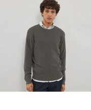 【WEB・一部店舗限定】サーマルクルーネックニット