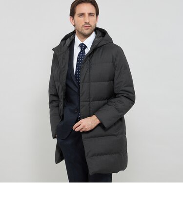 【WEB・一部店舗限定】【DUNFORD HOOD】サキソニーツイルフーデッドアウター