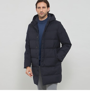 【WEB・一部店舗限定】【DUNFORD HOOD】サキソニーツイルフーデッドアウター