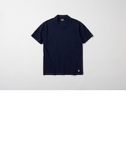 メッシュピケ ジョニーカラーショートスリーブシャツ