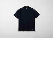 ニットシアサッカー ジョニーカラー ショートスリーブシャツ