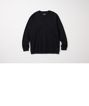 ブラッシュドフリース ロングスリーブ クルーネック