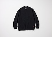 ブラッシュドフリース ジップアップジャケット