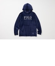 ブラッシュドベロア ロングスリーブフーディ