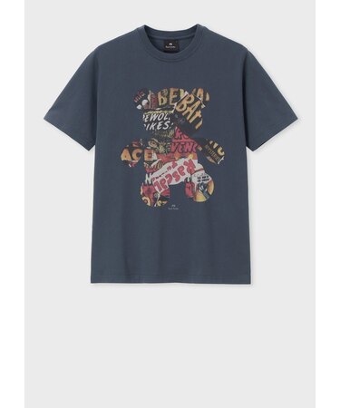 "Collaged Bear" Tシャツ