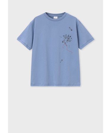 ウィメンズ "Safty pins" 半袖Tシャツ