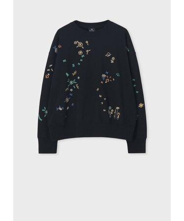 ウィメンズ ガーデンブーケ エンブロイダリー スウェット