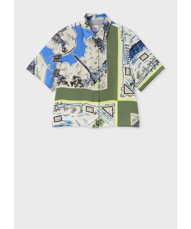 ウィメンズ "London Scarf" 半袖シャツ