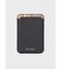 "Signature Stripe" MagSafe ブラックレザーカードケース