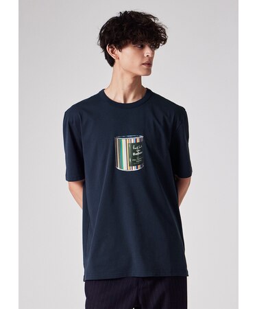 "Paul Smith Loves Barbour" プリント Tシャツ