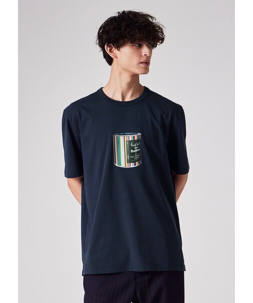 "Paul Smith Loves Barbour" プリント Tシャツ