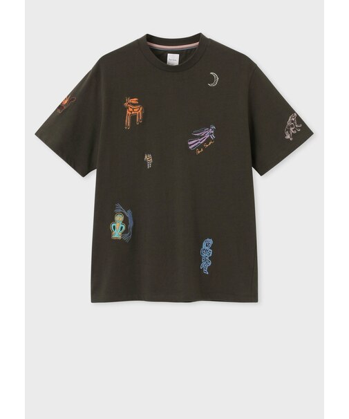 "Little Beasts" エンブロイダード Tシャツ