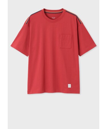 アーティストストライプショルダー 半袖Tシャツ