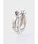 "Double Ring Motif" シングルピアス