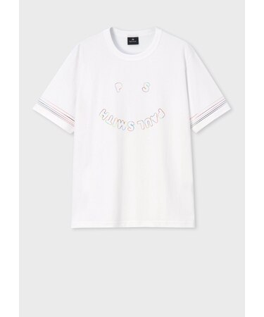 "Gradient Happy" 半袖Tシャツ