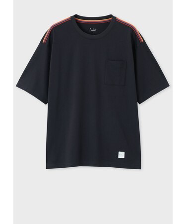 アーティストストライプショルダー 半袖Tシャツ