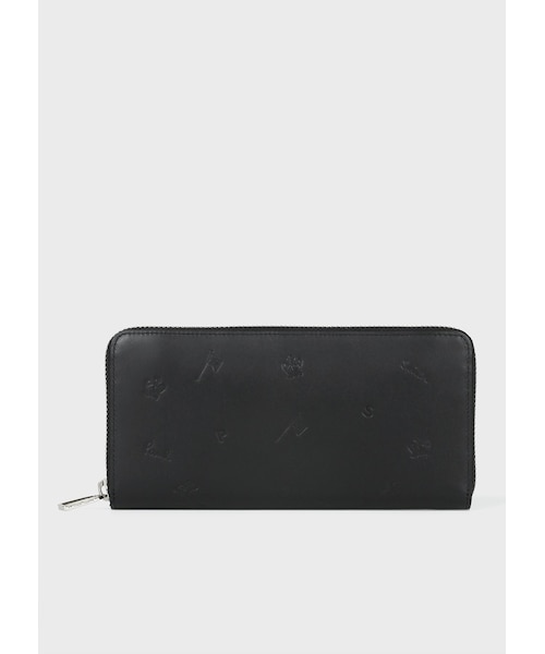 Paul Smith PS 長財布 ブラック PS Paul Smith ドローイング ラウンドジップ 長財布｜ポール・スミス
