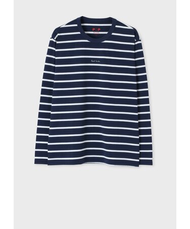 ボーダー 長袖クルーネック Tシャツ